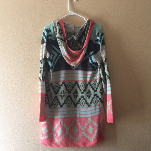 “Say What ?” Patterned Cardigan - Picture 2 of 4